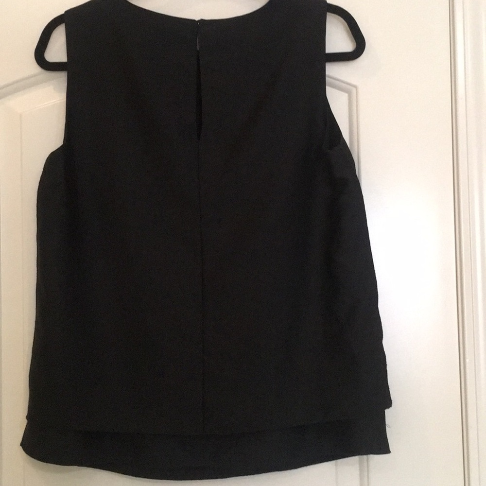 Zara Basic Black Blouse Lining Size M - image 2